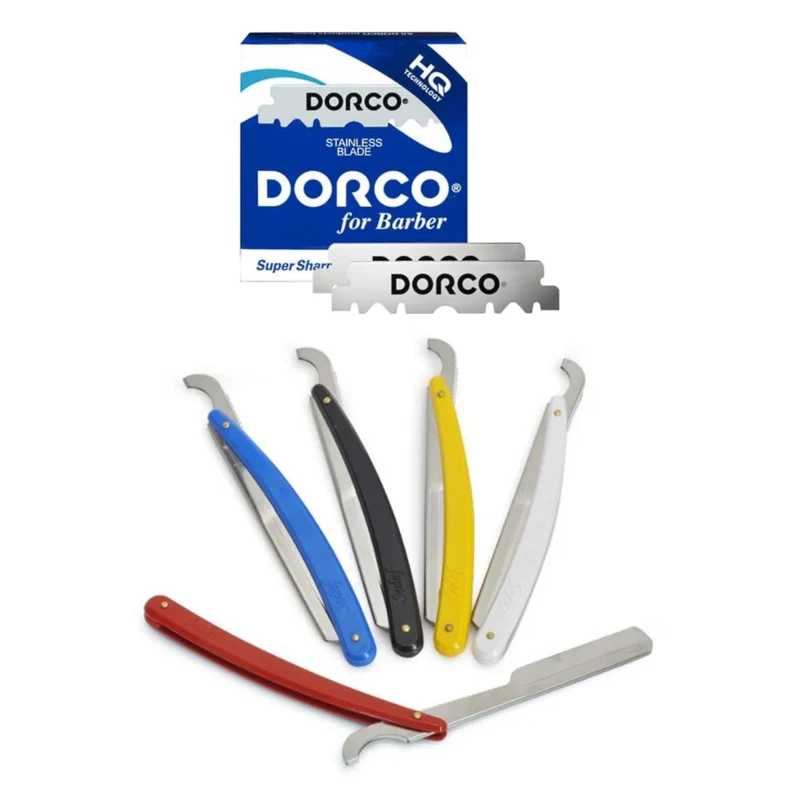 SPARSET DORCO Rasierklingen 100er Pack + 1 Stück Nano Absolute Rasiermesser