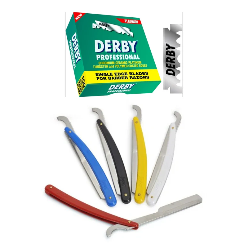 SPARSET DERBY Rasierklingen Professional 100er Pack + 1 Stück Nano Absolute Rasiermesser