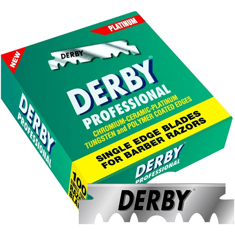 DERBY Rasierklingen Professional ( 100 Stück rostfrei einzeln verpackt )